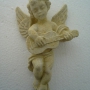 Andělíček (Harfa, Housle, Kytara, Trubka) - umělý kámen - pískovec