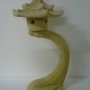 Japonská lampa velká ohnutá - umělý kámen - pískovec