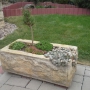 Zahradní koryto BOHOUŠ - truhlík - umělý kámen - pískovec