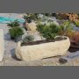 Truhlík tesaný HELA - umělý kámen - pískovec