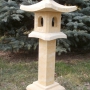 Japonská lampa 88 cm - umělý kámen - pískovec
