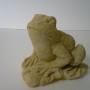 Žába na kameni - umělý kámen - pískovec